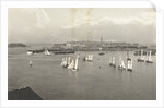 View of Saint-Malo, with sailing ships, France by CN & Co