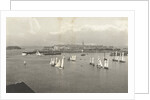 View of Saint-Malo, with sailing ships, France by CN & Co