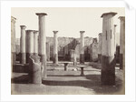 View of the ruins of the house in Pompeii Oleonio Italy by Giorgio Sommer