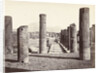 Ruins of forum in Pompeii Italy by Anonymous