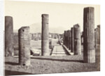 Ruins of forum in Pompeii Italy by Anonymous