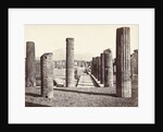 Ruins of forum in Pompeii Italy by Anonymous