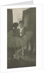 Two ballerinas behind the scene by Robert Demachy