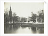 The Vondelpark in Amsterdam, The Netherlands overlooking the Vondel church and Vondelpark pavilion by Anonymous
