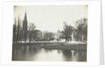 The Vondelpark in Amsterdam, The Netherlands overlooking the Vondel church and Vondelpark pavilion by Anonymous