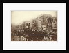 Trickery photo of eel pulling on the Lindegracht Amsterdam by F. Bouman