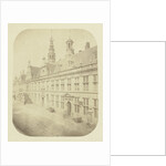 The Breestraat and city hall in Leiden by Jan Goedeljee