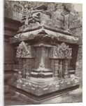 Corner Temple at the northern staircase of the Shiva temple of Prambanan temple complex Indonesia by Kassian Cephas