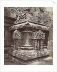 Corner Temple at the northern staircase of the Shiva temple of Prambanan temple complex Indonesia by Kassian Cephas