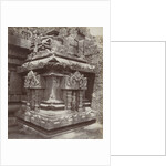Corner Temple at the northern staircase of the Shiva temple of Prambanan temple complex Indonesia by Kassian Cephas