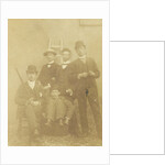 Group portrait of five students by Israël David Kiek