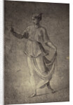 Drawing Raphael from Windsor Castle, standing woman with flowers by Charles Thurston Thompson
