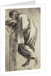 Drawing Raphael from Windsor Castle, standing Greek style, leaning by Charles Thurston Thompson