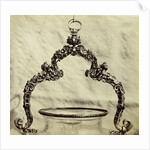 Metal handle crystal barrel by Charles Thurston Thompson