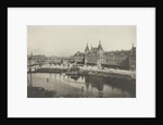 Central Station as seen from the St. Nicholas Church, Amsterdam by Gerrit Hendricus Heinen