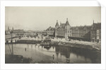 Central Station as seen from the St. Nicholas Church, Amsterdam by Gerrit Hendricus Heinen