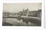 Central Station as seen from the St. Nicholas Church, Amsterdam by Gerrit Hendricus Heinen