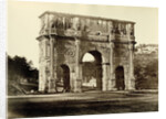 The Arch of Constantine, north side, Rome Italy by James Anderson