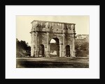 The Arch of Constantine, north side, Rome Italy by James Anderson