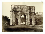 The Arch of Constantine, north side, Rome Italy by James Anderson