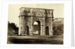 The Arch of Constantine, north side, Rome Italy by James Anderson
