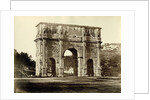 The Arch of Constantine, north side, Rome Italy by James Anderson