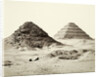 The pyramids of Saqqara Egypt, 1858 by Anonymous