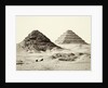 The pyramids of Saqqara Egypt, 1858 by Anonymous