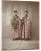 Portrait of two Chinese Buddhist monks with rosary, bell and slit drum by Baron Raimund von Stillfried und Ratenitz
