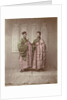 Portrait of two Chinese Buddhist monks with rosary, bell and slit drum by Baron Raimund von Stillfried und Ratenitz