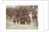 China, four carriers with carriage in the street by Baron Raimund von Stillfried und Ratenitz