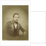 Portrait man with mustache by Alois Löcherer