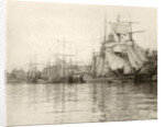 Ships in the port of Great Yarmouth UK by Peter Henry Emerson