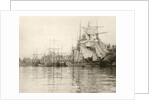 Ships in the port of Great Yarmouth UK by Peter Henry Emerson