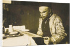 Portrait of Paul Verlaine, reading by Willem Witsen