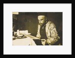 Portrait of Paul Verlaine, reading by Willem Witsen