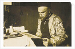 Portrait of Paul Verlaine, reading by Willem Witsen