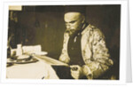 Portrait of Paul Verlaine, reading by Willem Witsen