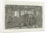 Woman in a stable by Jacob Taanman