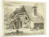 Woman doing the laundry for a farm by Anthonie van den Bos