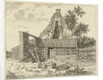 Reed Cutter for the ruin of the house Snaatburg Maarssen by Anthonie van den Bos