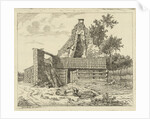 Reed Cutter for the ruin of the house Snaatburg Maarssen by Anthonie van den Bos