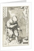 Man holds his pipe, Anthonie van den Bos by Adriaen van Ostade