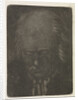 Head of an old man with glasses by Anthonie van den Bos