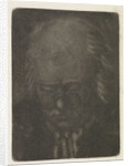 Head of an old man with glasses by Anthonie van den Bos