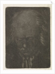 Head of an old man with glasses by Anthonie van den Bos