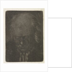 Head of an old man with glasses by Anthonie van den Bos