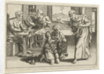 Ananias baptizing Paul by Cornelis Bos