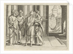 brings Paul to the apostles Barnabas by Cornelis Bos