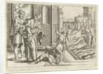 Paul healed a lame by Cornelis Bos